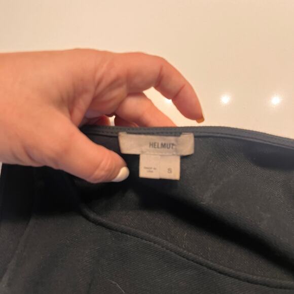 Helmut Lang Women's Black Square Neckline With Sleeveless Mini Dress Size Small - Picture 5 of 11